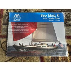 Maptech Chart Kit Block Island,RI to the Canadian Border Region 2 15th Edition